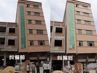 洛阳孟津县倾斜纠正